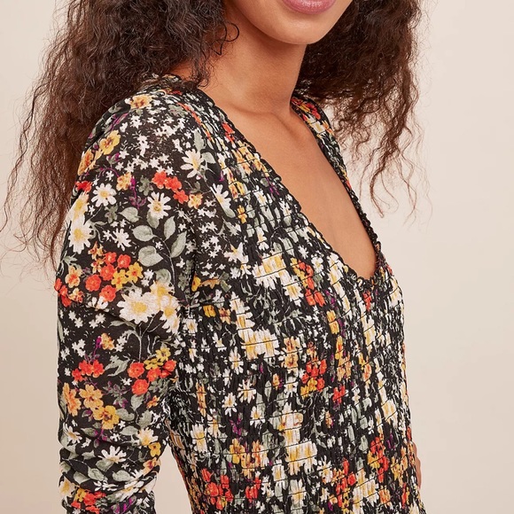 Anthropologie Omya Smocked Maxi Dress - Picture 14 of 15